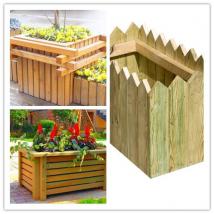 防腐木花箱 防腐木花盆 碳化木花盆花箱 戶外花箱花桶 綠植木花盆